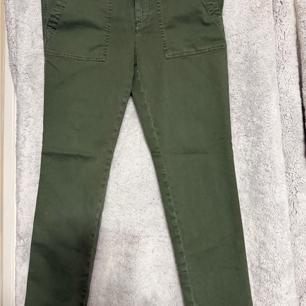 Lou & Grey Forest Green Straight Leg Jeans - Size 4
